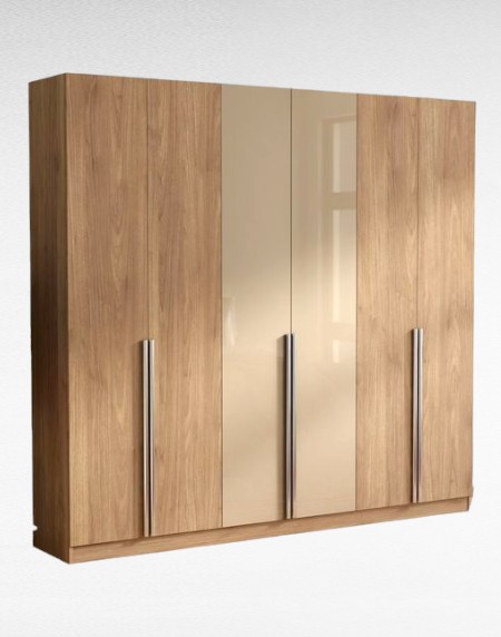 6 Door Wardrobe - Panchal Furniture